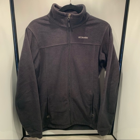 Columbia Jacket Youth Size XL Black Full Zip Fleece Zipper Pockets Boy - Picture 1 of 11